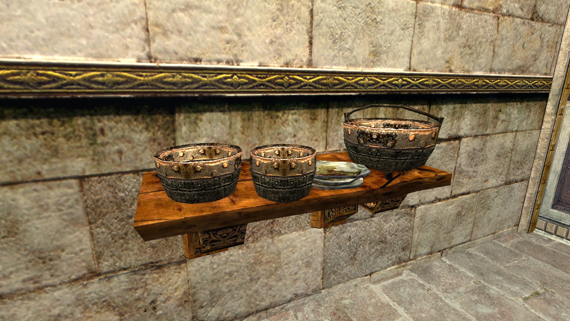 Petite étagère de pots des Rohirrim