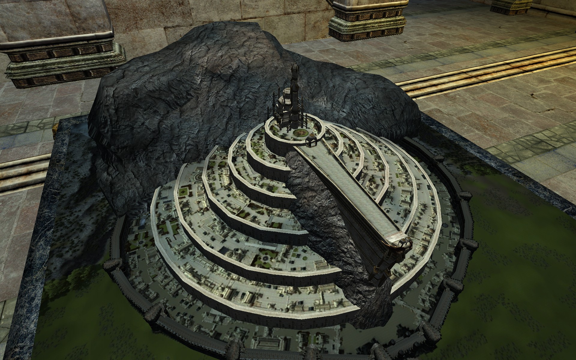 Maquette de Minas Tirith Intacte
