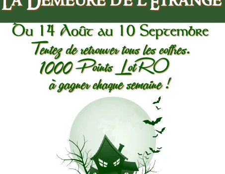 Concours: La Demeure de l’Étrange (v1)