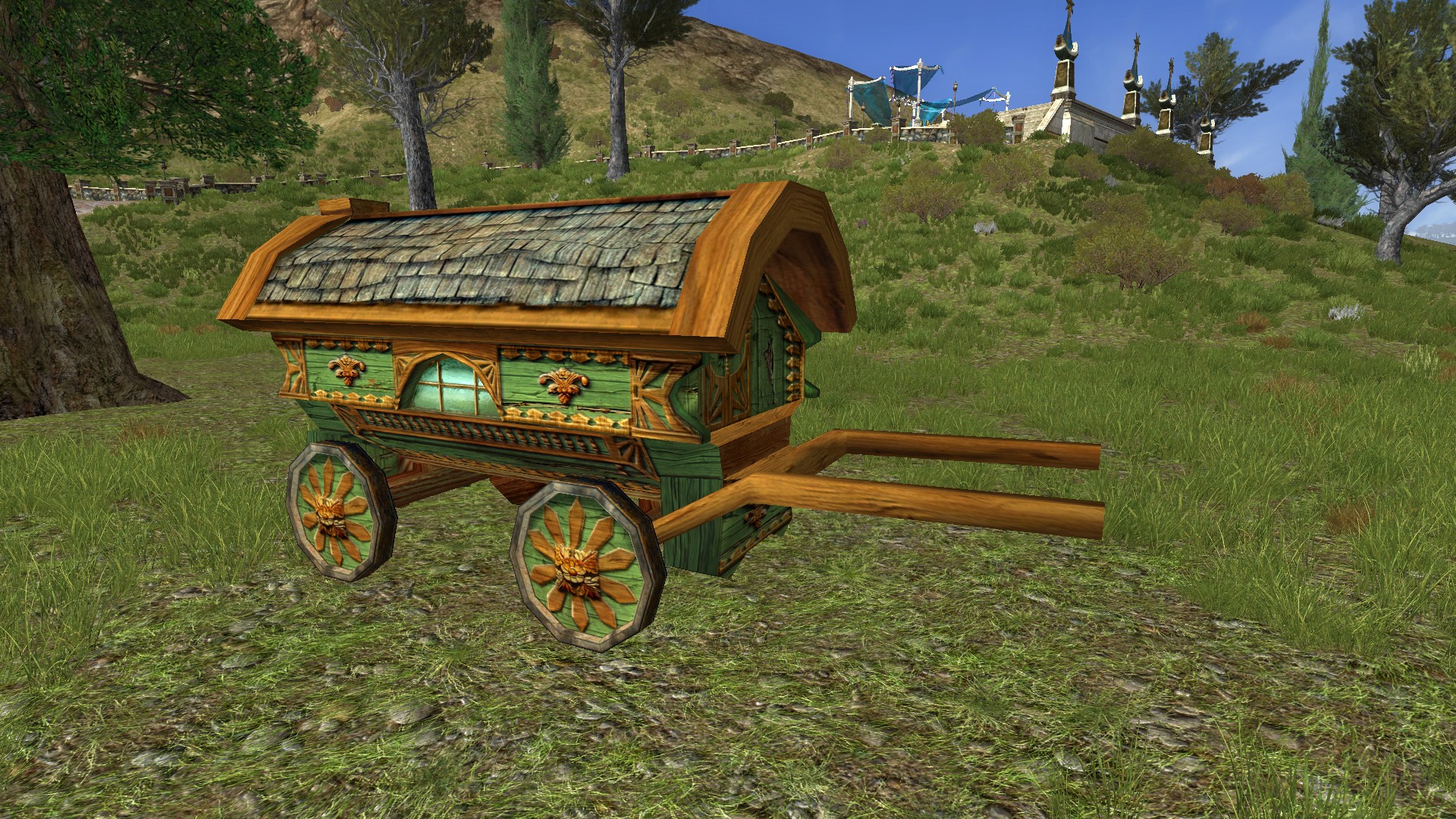 Chariot de Hobbit Vert