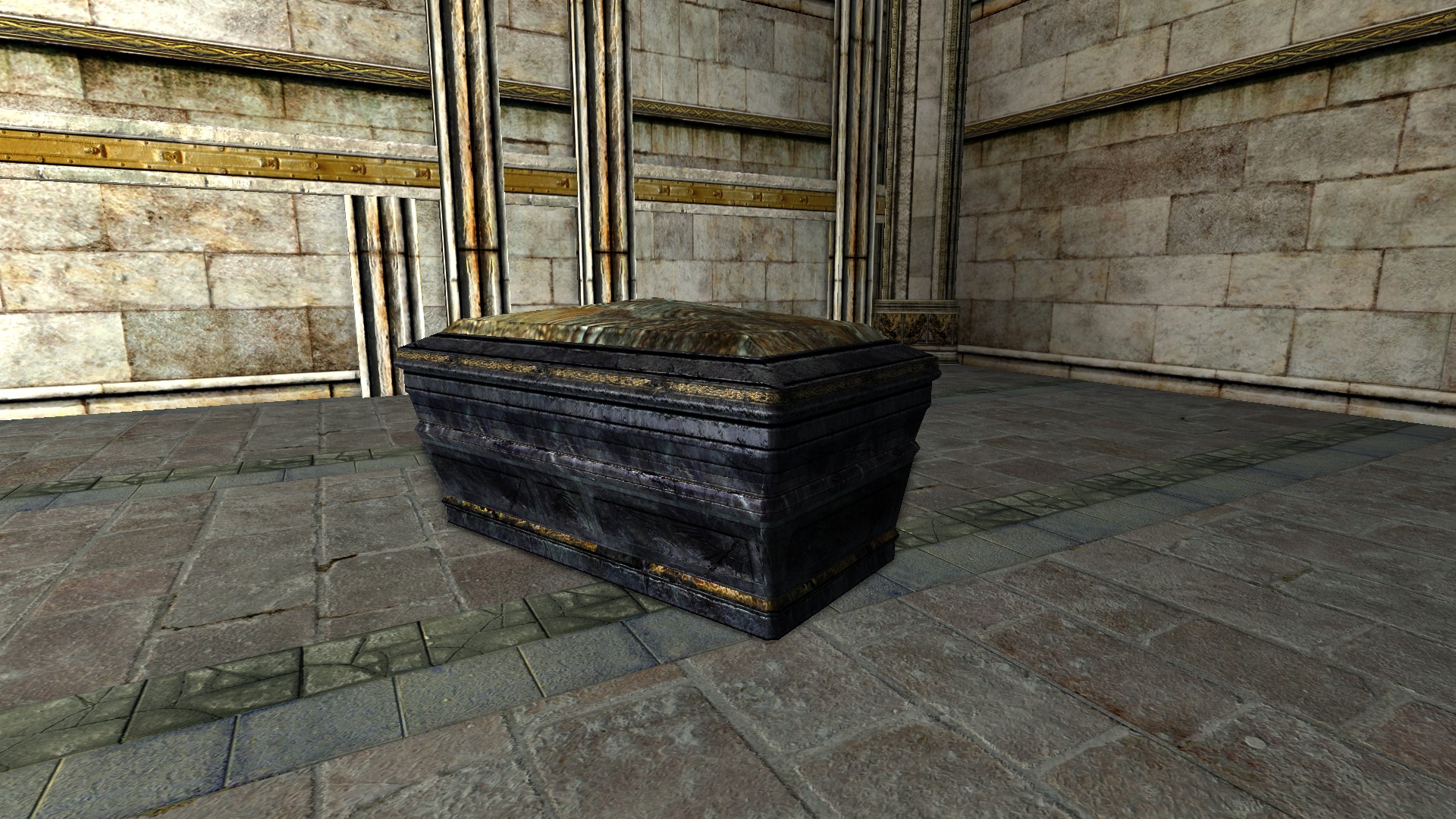 Réplique détaillée de Sarcophage Noir