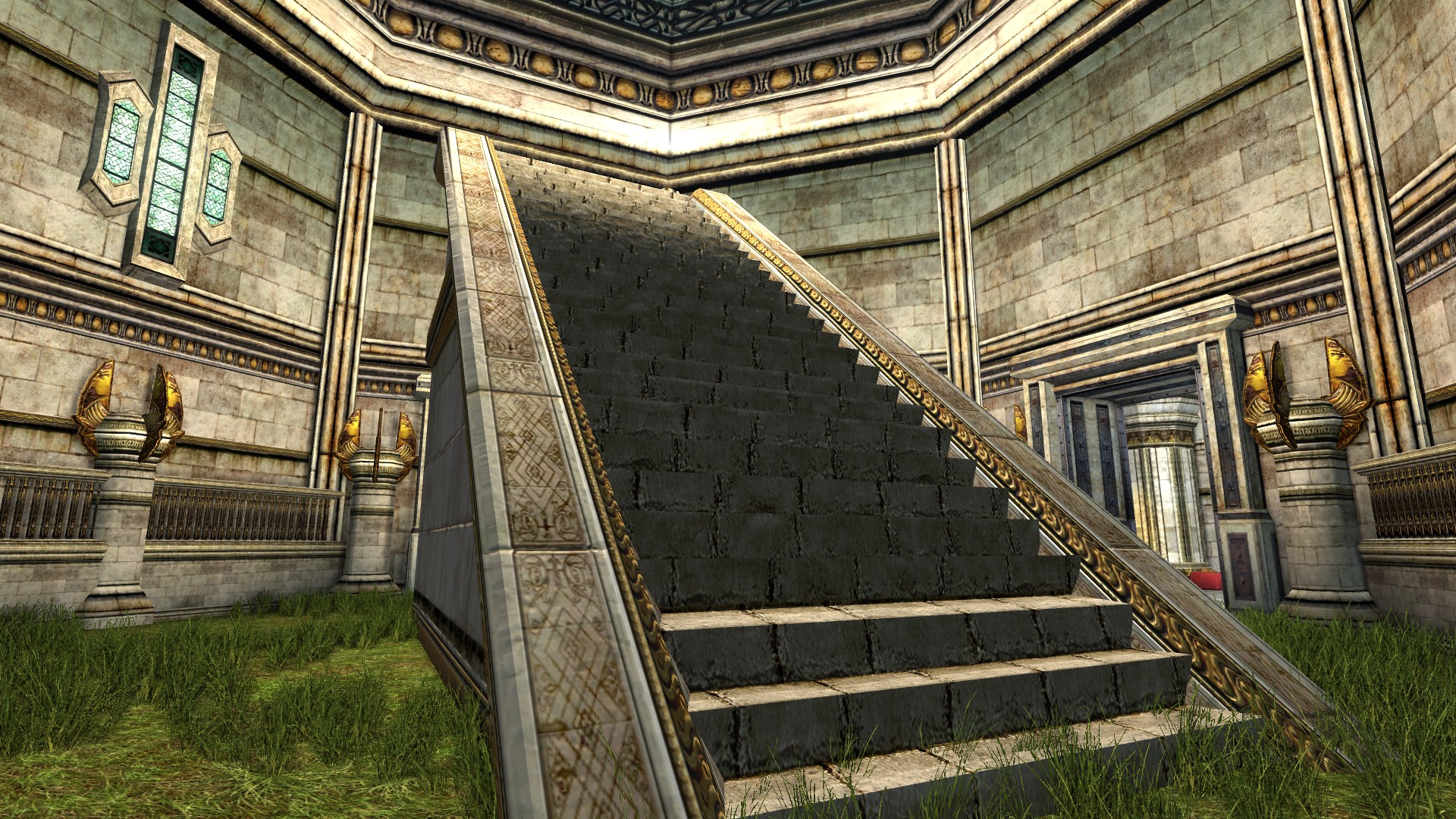 Escalier étroit de Minas Tirith