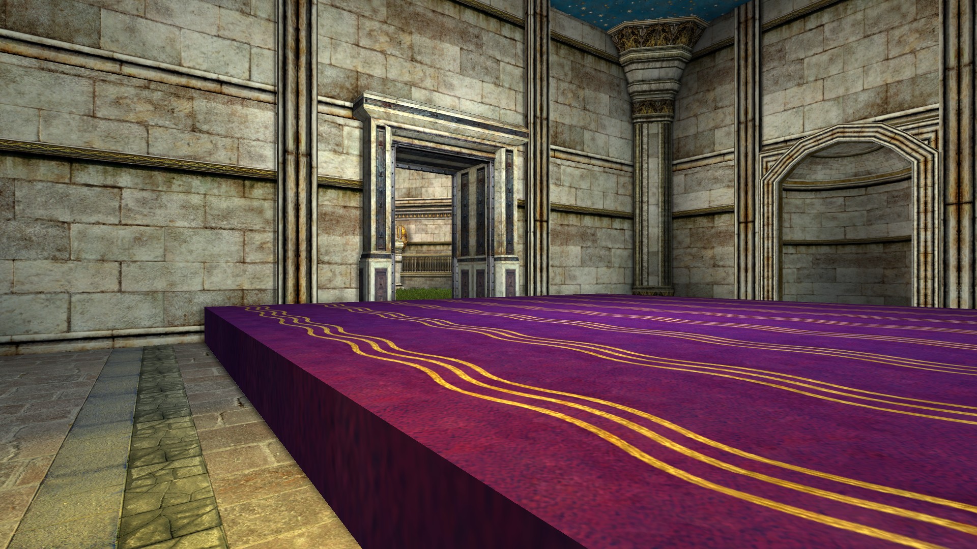 Sol tapis violet élégant décoratif – Apparence 1