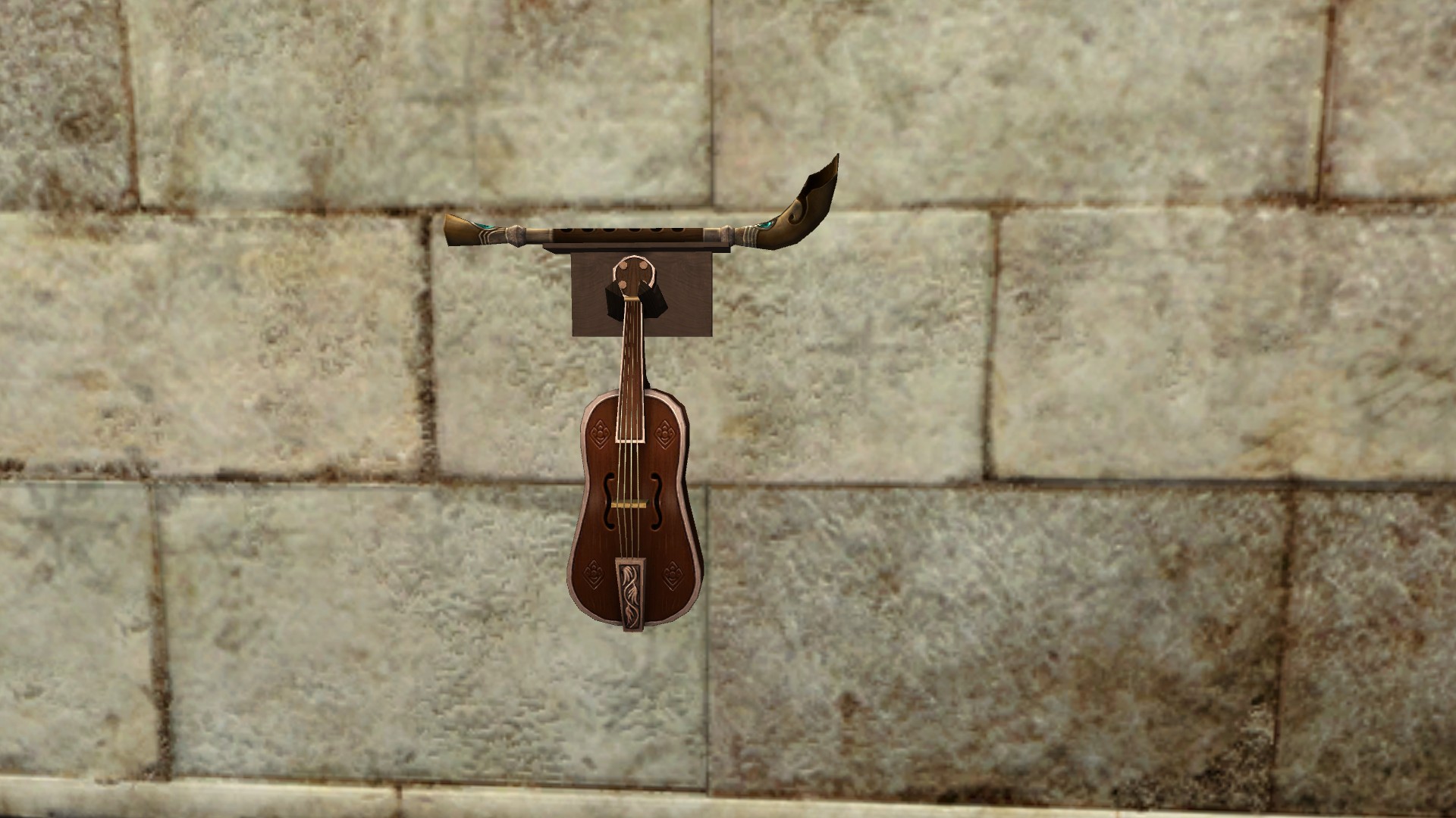 Porte-instruments – Pigborn et violon