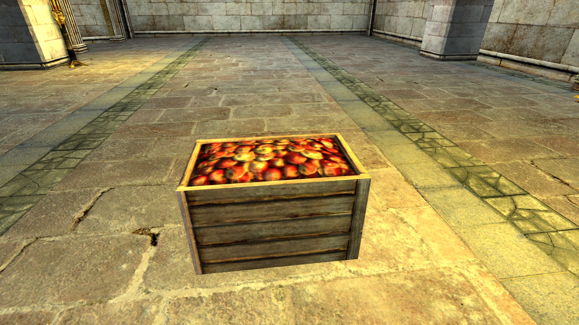 Caisse de pommes