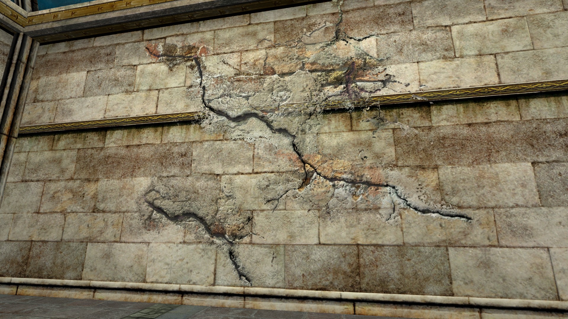 Grandes fissures murales