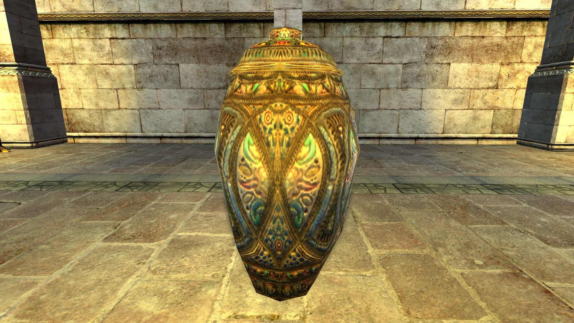 Grand vase décoratif commémoratif