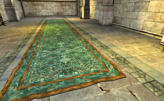 Tapis de couloir long d’Umbar sarcelle