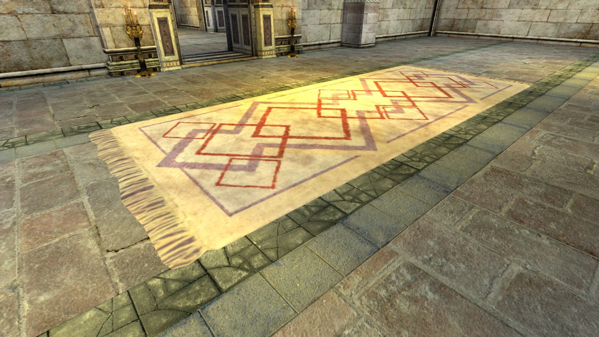 Tapis blanc