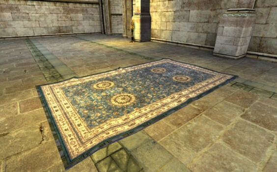Tapis de couloir court d’Umbar bleu