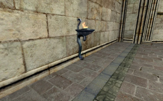 Torchère murale Zajanie simple