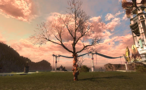 Arbre-mort noueux (rouge)