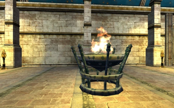 Petit brasero en fer Zajani