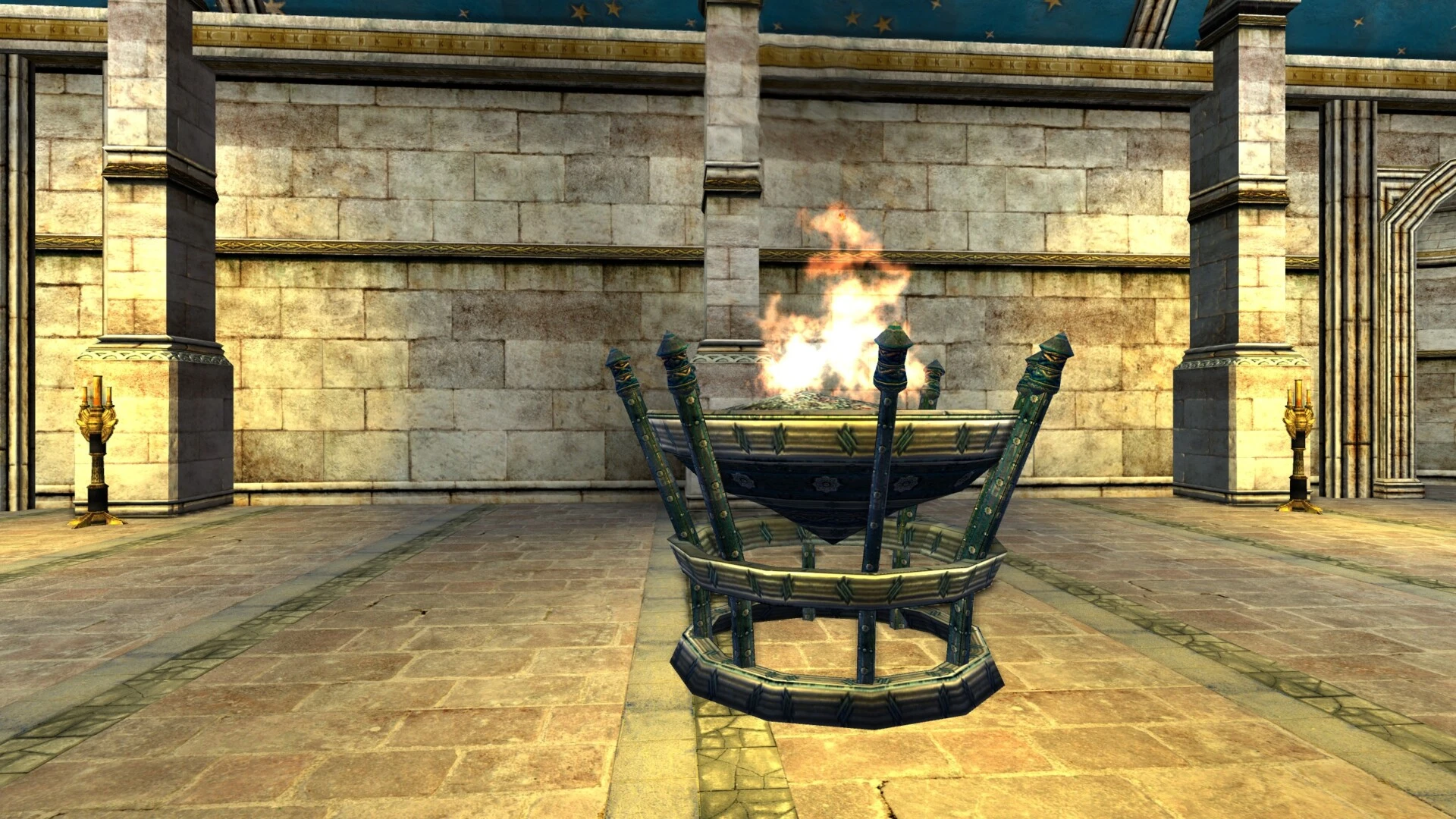 Petit brasero en fer Zajani