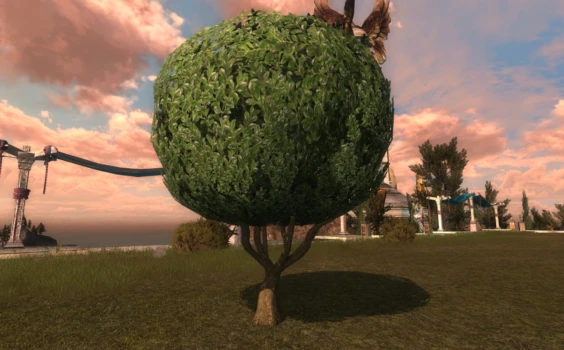 Grand topiaire rond