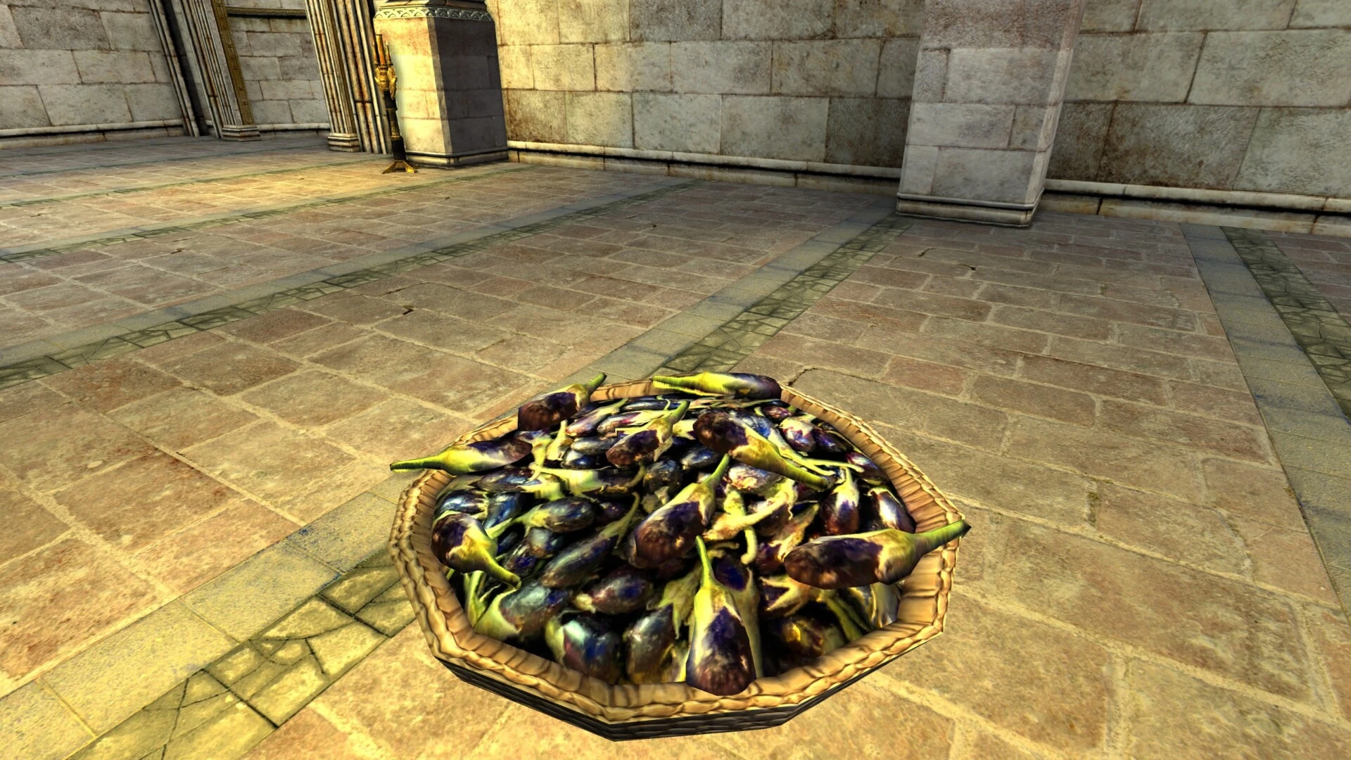 Panier d’aubergine