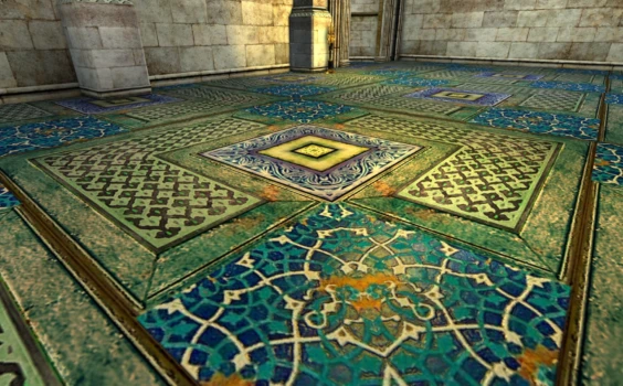 Carrelage détaillé