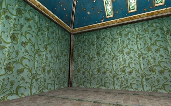 Mur de rideaux verts des Kinta