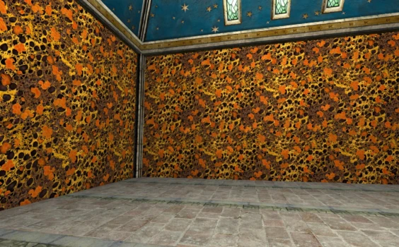 Mur fongique jaune