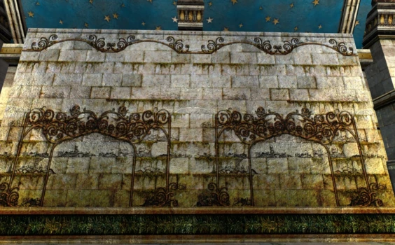 Mur décoratif (Eregion en ruines)