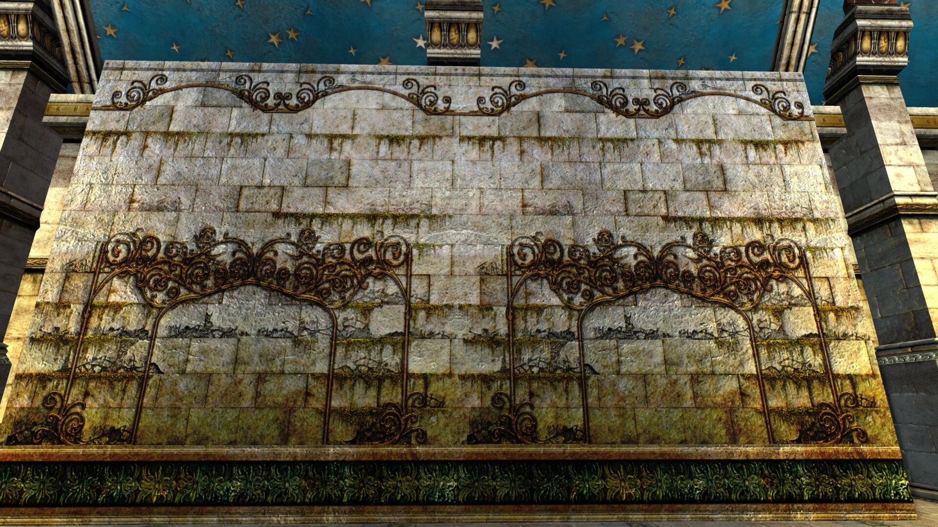 Mur décoratif (Eregion en ruines)