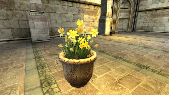 Jardinière de la fête de la Jonquille